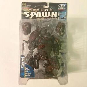 Vintage  1999 Techno Spawn Code Red Series 15 McFarlane Action Figure Gorilla